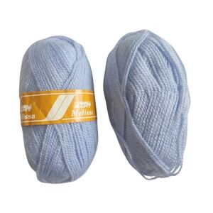 Zay Soft Blue Yarn Lot Of 2